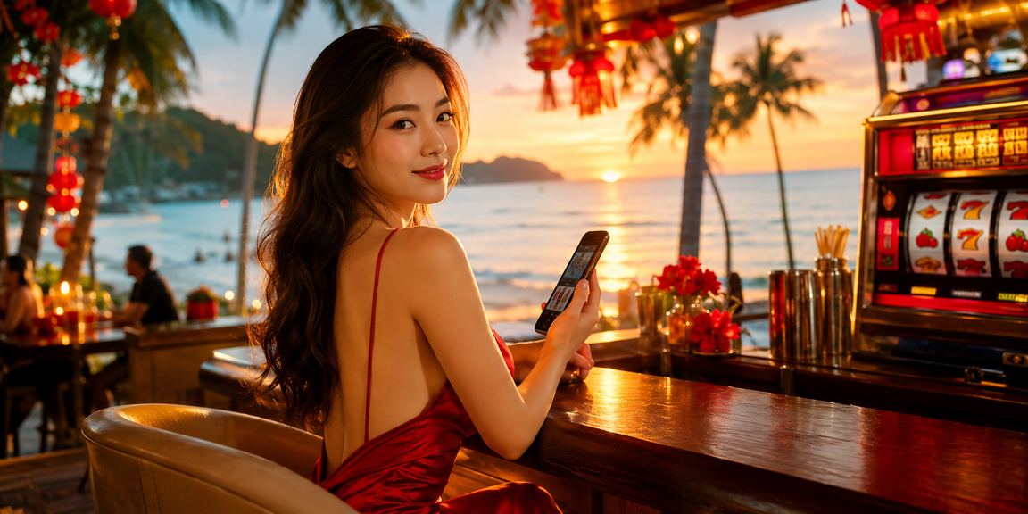 Màn hình hiển thị giao diện casino và cá cược trực tuyến tại Việt Nam trên thiết bị di động